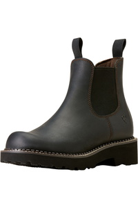 2025 Ariat Fatbaby Chelsea Western Boot 10046894 - Black Deertan